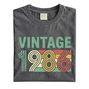 40th Birthday Comfort Colors Shirt Vintage 1986 Retro Classic Style Tee Fortieth Bday Gift for Him Her Milestone Celebration Born in 1986 Original Design Premium Garment Dyed Soft Cotton Unique Apparel Present for Turning 40 Party Outfit
