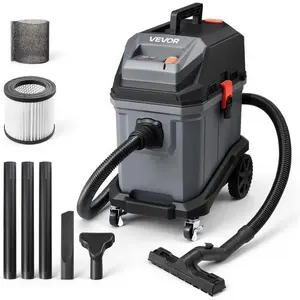 VEVOR 5 Gallon 6.0 Peak HP Wet and Dry Shop Vac Portable Shop Vacuum and Blower 3 - in - 1 with Filter, Hose and Attachments for Home and Car Cleaning Black/YellowVEVOR Super Brand Day