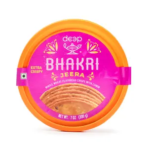 Deep Bhakri Jeera 7 oz - Spicy Indian Dessert - Flavor