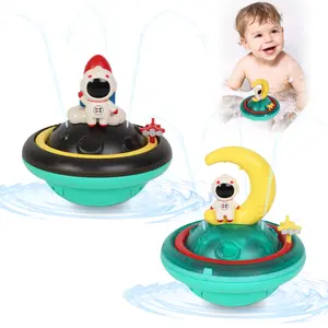 Water-spraying Baby Bath Toys for Toddlers Glowing Moon & Alien Bath Toy Water Balls Perfect for Pools and Bathtubs Great Gift for Holiday Parties