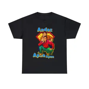 Andaz Apna Apna Tshirt l Bollywood Tshirt l Indian movie Tshirt l Salman Khan l Aamir Khan l Pop art l Desi l Unisex Heavy Cotton Tee