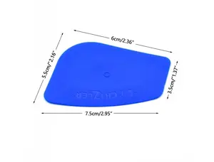 Soft Blue Plastic Squeegee for Film Installation
