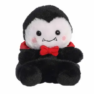 Palm Pals Spooky Viktor Vampire 5 inch Black Mini Soft Plush Collectable Stuffed Animal