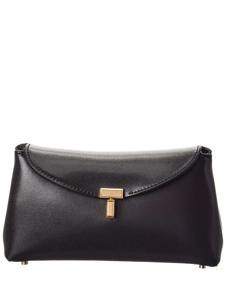 TOTEME T-Lock Mini Leather Clutch