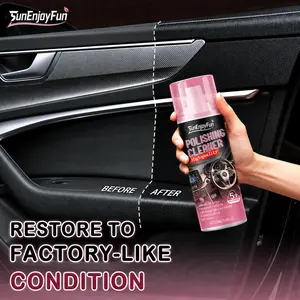 Car Waterless Spray Wax & Interior Care Cleaner (100ML/3.38FLOZ, 1PC) - Automotive Maintenance Solution for Plastic, Rubber, Leather Surfaces, Quick Detailer with Durable Glossy Protection