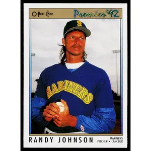 Randy Johnson 1992 O-Pee-Chee Premier #173 Seattle Mariners
