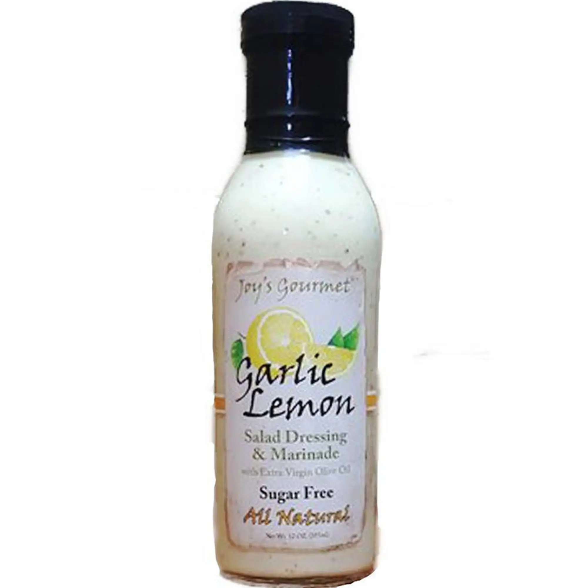 Garlic Lemon Salad Dressing and Marinade 12oz Dip Sauce