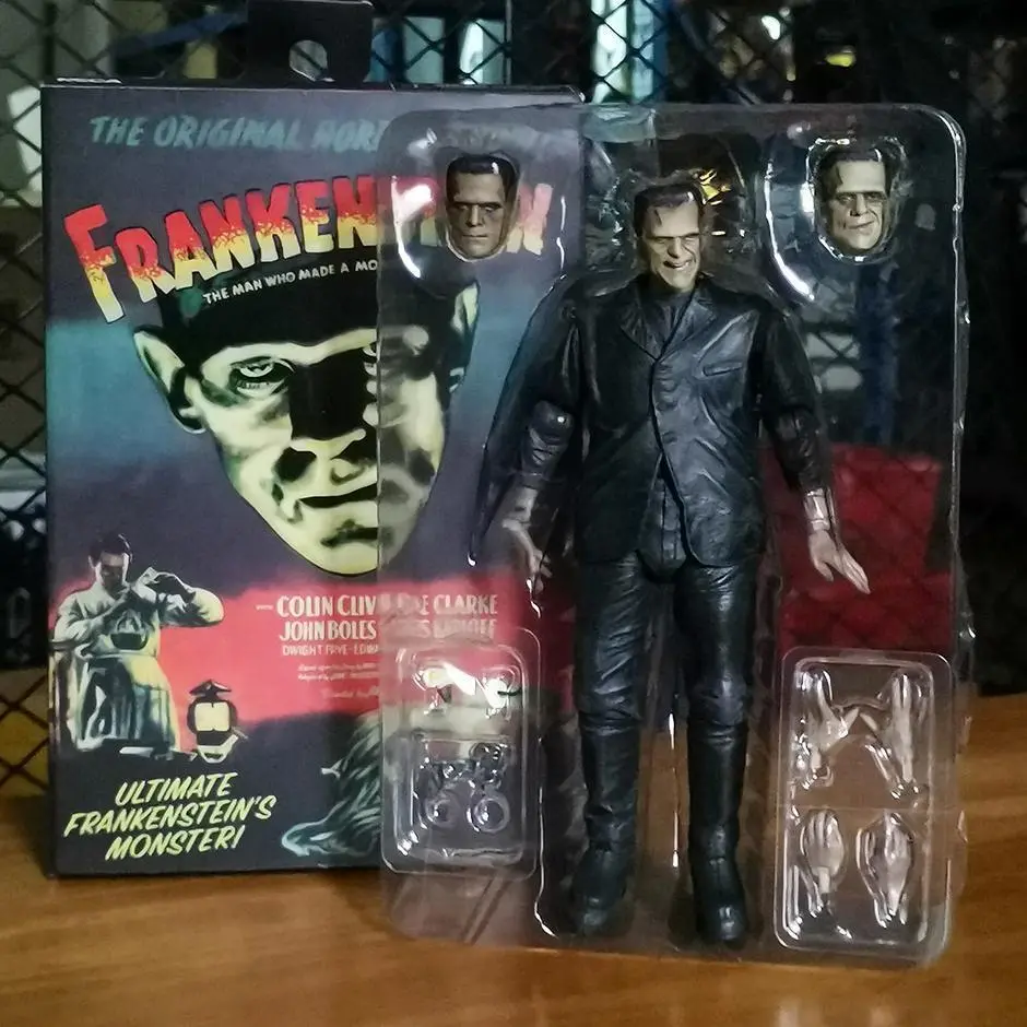 NECA Universal Monsters Ultimate Frankenstein’s Monster 7" (20cm) Collectible Action Figure - Tabletop Home Decor Display Piece for Statues & Figurines Enthusiasts