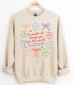 Autism Awareness Doodle Message Graphic Top