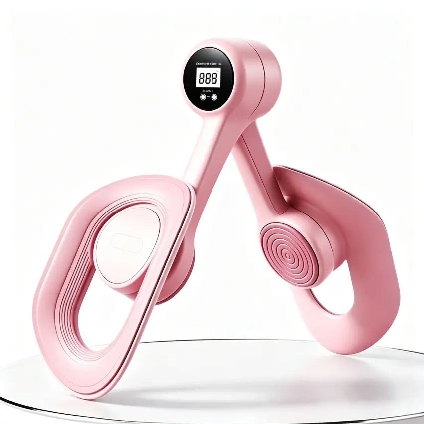 Women's 360° Adjustable Pelvic Floor Muscle Trainer with LED Display, Inner Thigh Exerciser with 20LB Customizable Resistance Band for Convenient Workouts to Enhance Home Fitness Routine (Hip, Leg, Arm Training)