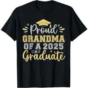 Proud Grandma of a 2025 Graduate Senior Graduation Women T-Shirt