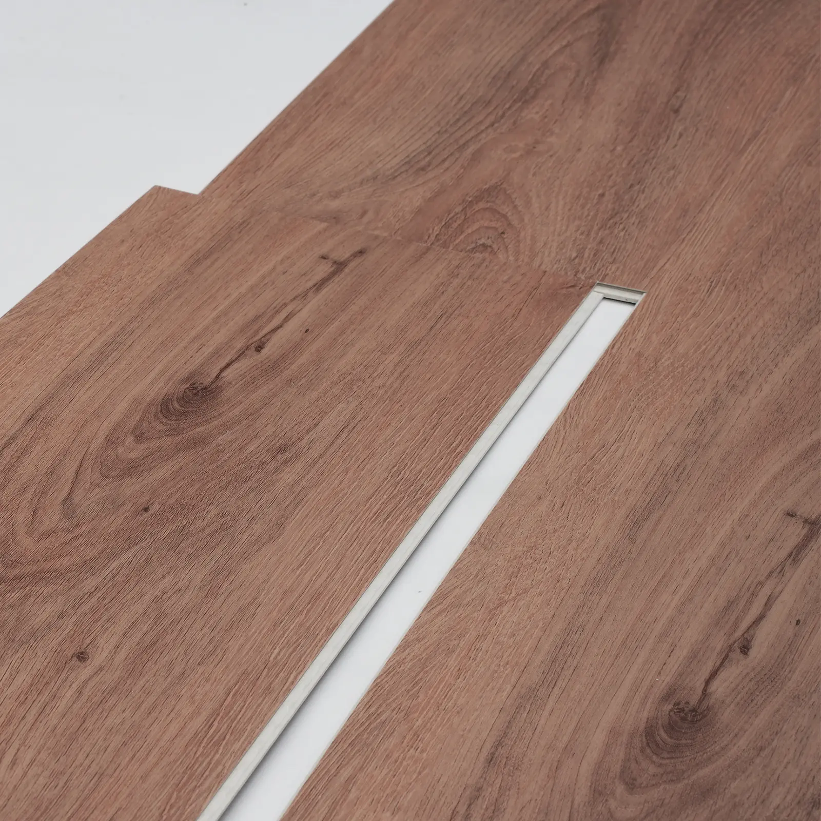【summerfinds】VEVOR Interlocking Vinyl Floor Tiles 48 x 7.3 inch, 10 Tiles 5.5mm Thick Snap Together, Deep Brown Wood Grain DIY Flooring for Kitchen, Dining Room, Bedrooms & Bathrooms, Easy for Home Decor, Vinyl Plank, Floodproofing Vinyl Flooring