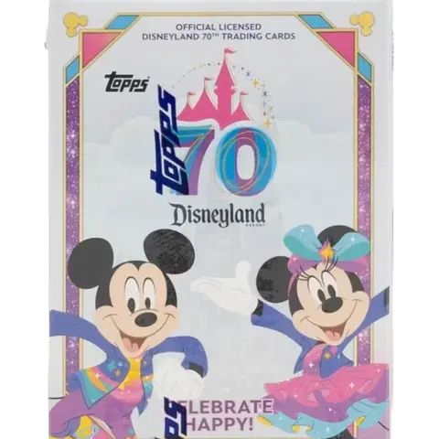2025 Topps Disneyland 70th Anniversary 7-Pack Blaster Box