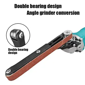 Mini Angle Grinder Conversion Belt Sander, Durable Woodworking Tool for Polishing and Grinding, Compact Design for Efficiency