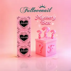 Fullovenail MYSTERY BOX (TOP Trending collection) 10 PCS Handmade Press  On Nails
