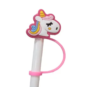 Unicorn Straw Topper Cover - Tumbler Drink Accessories Charm