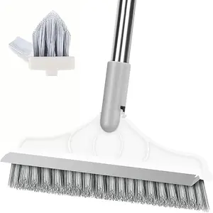 Blind spot floor cleaning brush, long-handled hard-bristled floor scrubber, corner and crevices cleaning floor brush, floor brush, Household Cleaning Tool