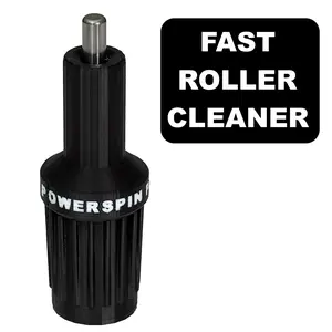 30 Second Paint Roller Cleaner, using Centrifugal Force with less mess and hassle, PowerSpin Pro ONLY