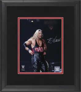 Kevin Nash WWE Framed Autographed 8" x 10" Starrcade 1998 Holding Big Gold Title Photograph - Fanatics Authentic Certified