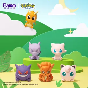 Pokémon Little Encounters Vol 3 Figure | Summer Sale Father's Day Gift | Cute Mewtwo Mew Gengar Dragonite Mini Ornament | Mystery Blind Box Toy | mini pokemon ball