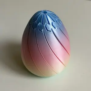 Sliding Silky Egg 3D printed