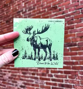 DARE TO BE WILD STICKER