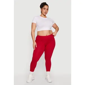 Plus Size Ambiance Basic Leggings