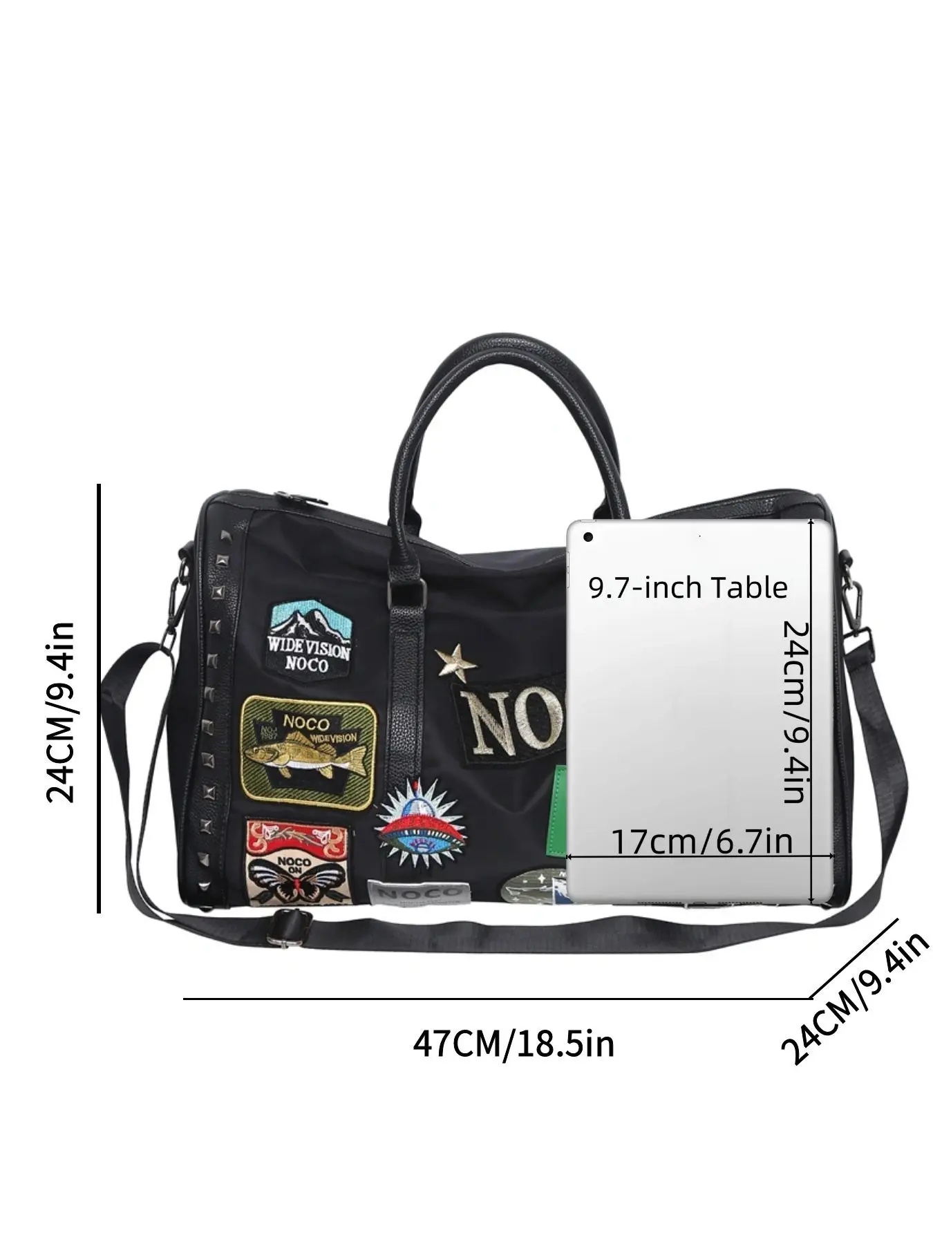 Y2K Retro Unisex Massive Duffle Bag - Oversized Airport Luggage