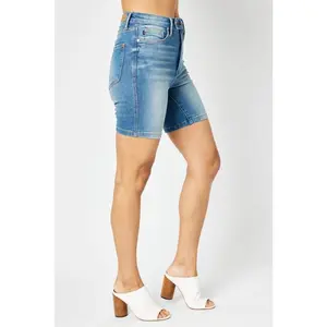 Judy Blue Midrise Cuffed Shorts