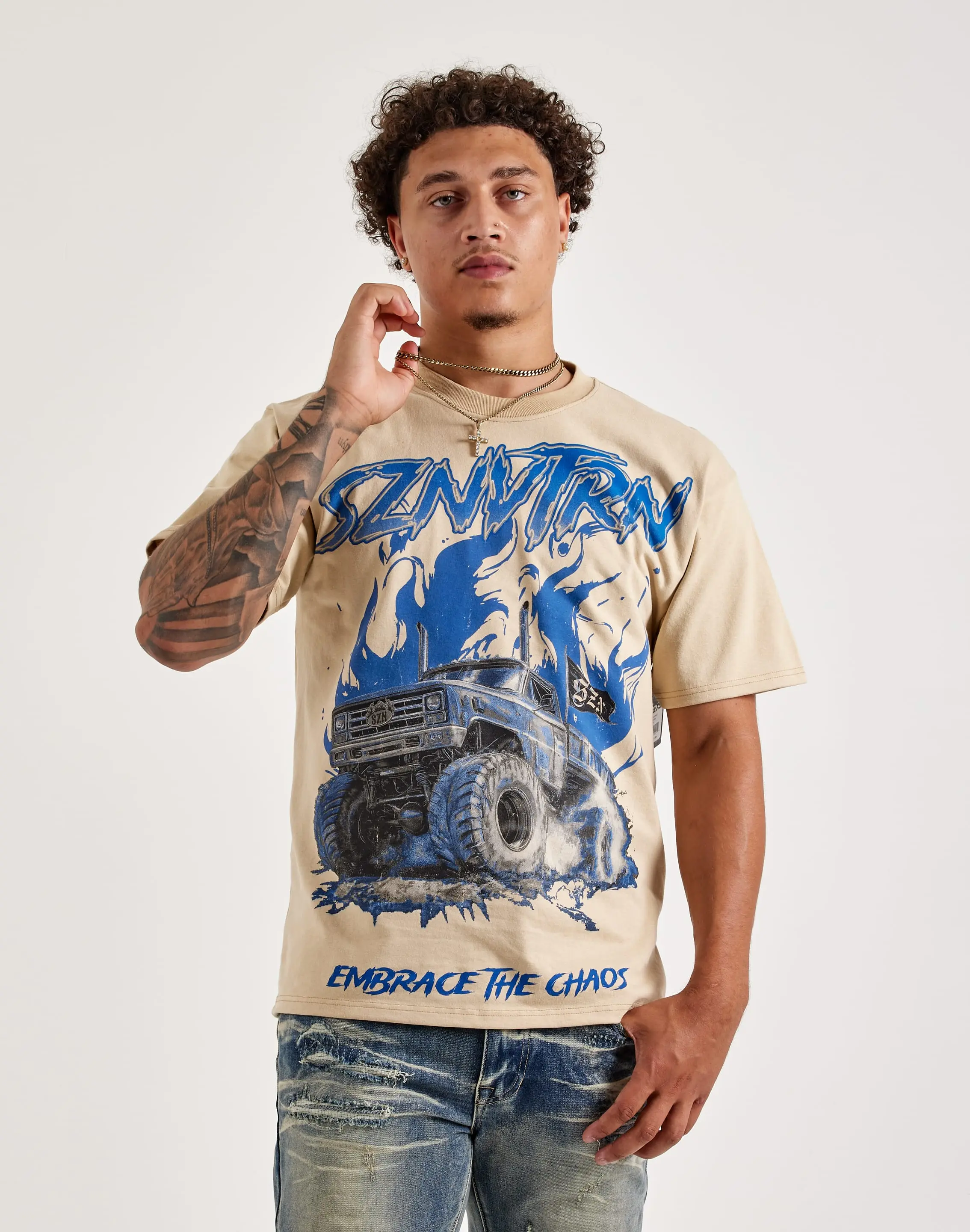 Mens Trap SZN Embrace The Chaos Tee