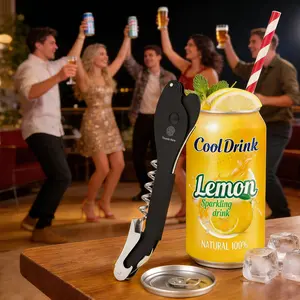 Ikkle All-Purpose Portable Beer Bottle Opener – Effortless Can & Bottle Opening for 7.5 to 25 oz. Cans – Smooth Aluminum, Non-Slip, and Reliable Design – Essential Kitchen Tool