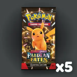 5x Paldean Fates Booster Pack