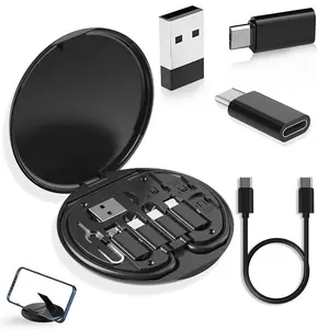 6-in-1 Universal Fast Charging Cable Kit – All-in-One Phone Charger for iPhone & Android