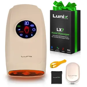 LX7 Touchscreen Hand Massager Beige