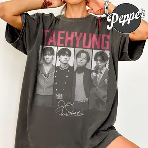 Comfort Colors Vintage Korean Pop Boy Band Graphic T-Shirt, Idol Style Fan Art Tee, Retro Kpop Streetwear Shirt