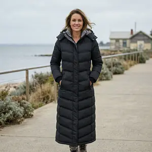 u2wear | Women's Ankle-Length Technical Puffer with Hood