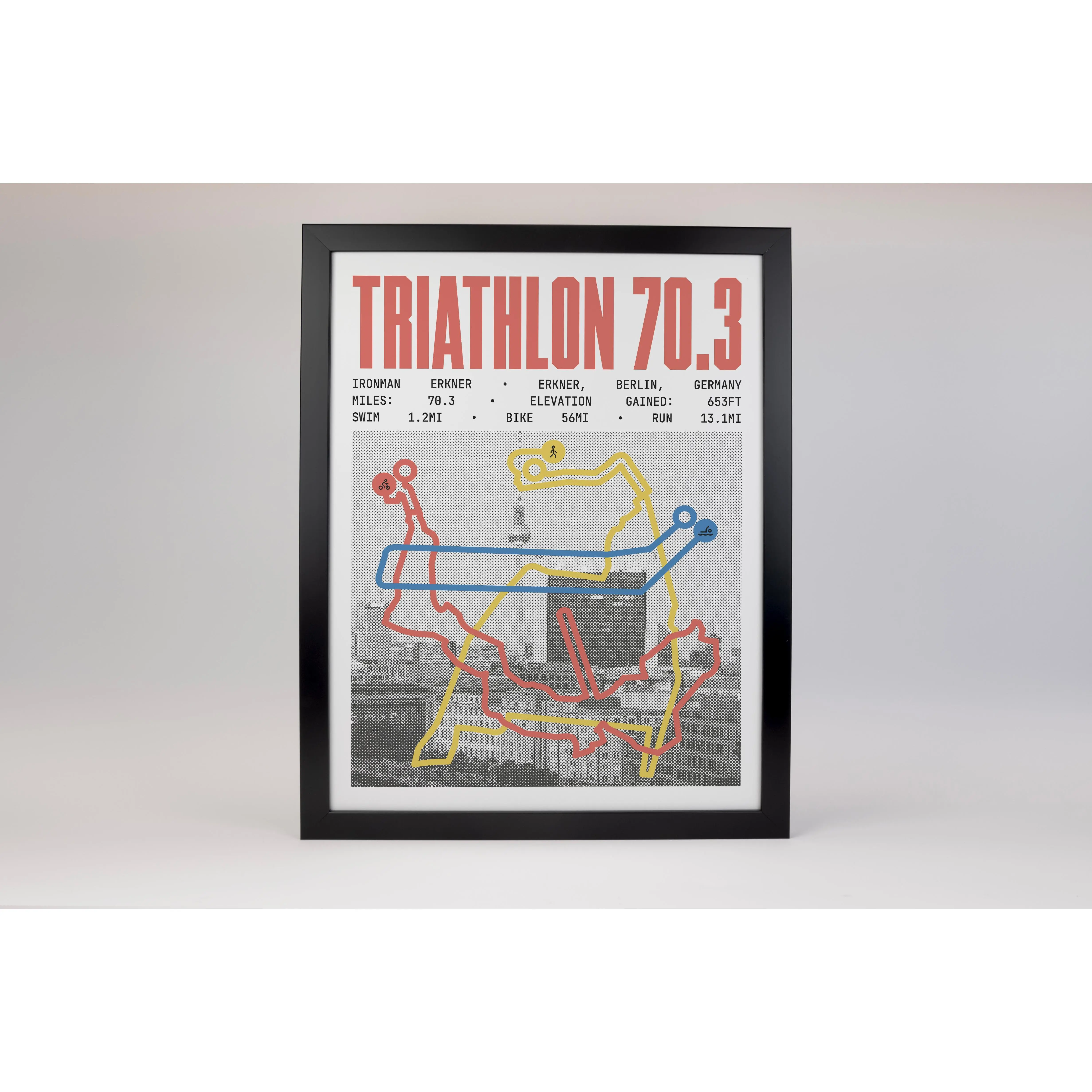 Ironman 70.3 Erkner Poster