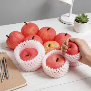 Realistic Red Apple Maltose Slow Rebound Squishy Fidget Toy, Cute Simulation Fruit Stress Anxiety Relief Squeeze Sensory Toy, Funny Novelty Office Desktop Decompression Gift For Adults & Kids
