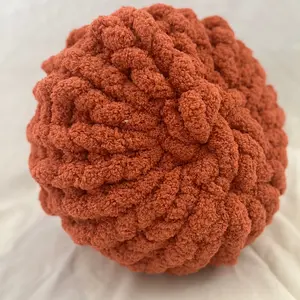 Chunky knit pillow