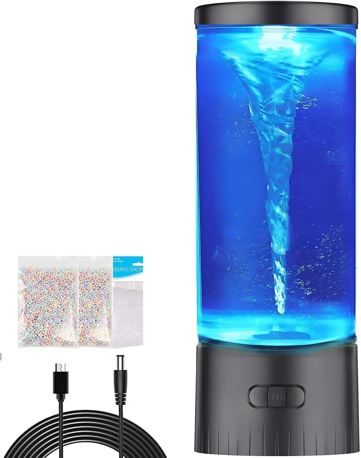 COLORLIFE LED Twister Hurricane Lamp - Large LED Sensory Vortex Light for Home Office Decoration, Holiday Birthday Party Gifts