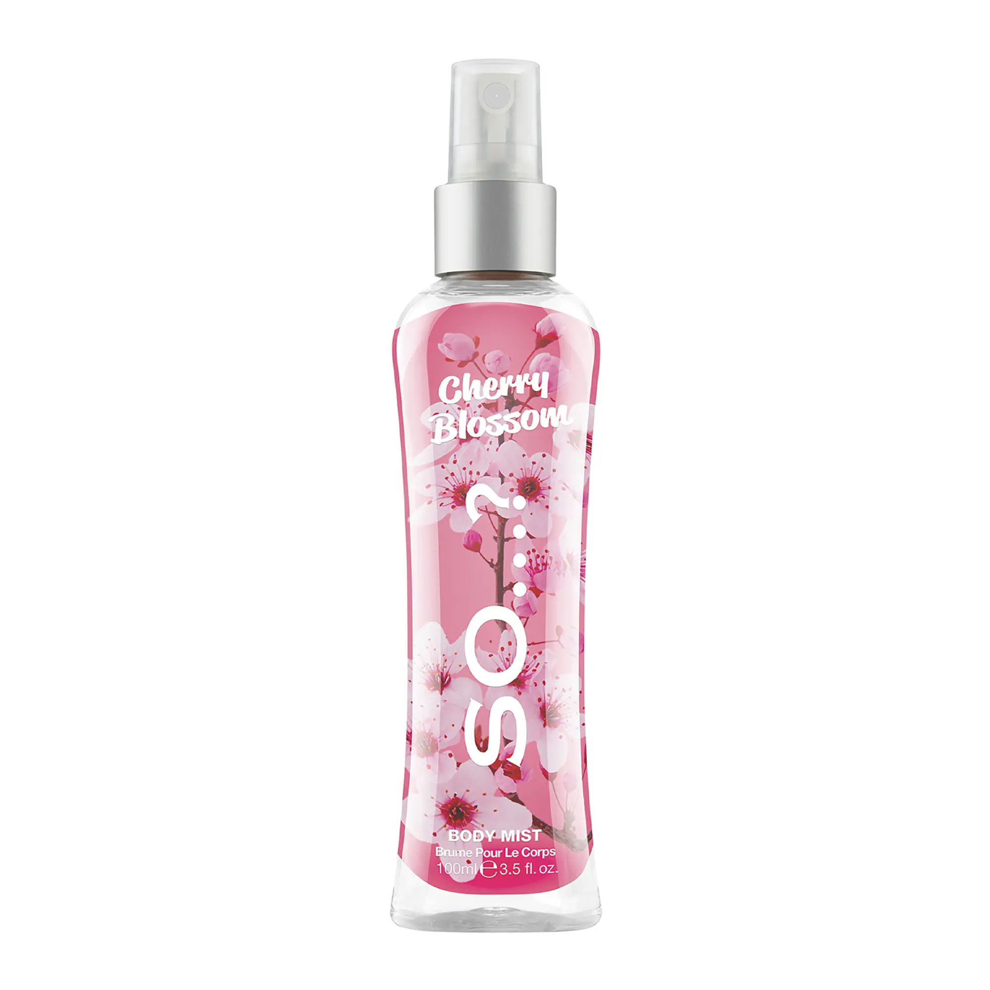 Cherry Blossom Body Mist by So…? - Floral Perfume for Women - Peach, Rose, Cedarwood Notes - Body Spray for Women - Gifts for Women - 3.5 oz