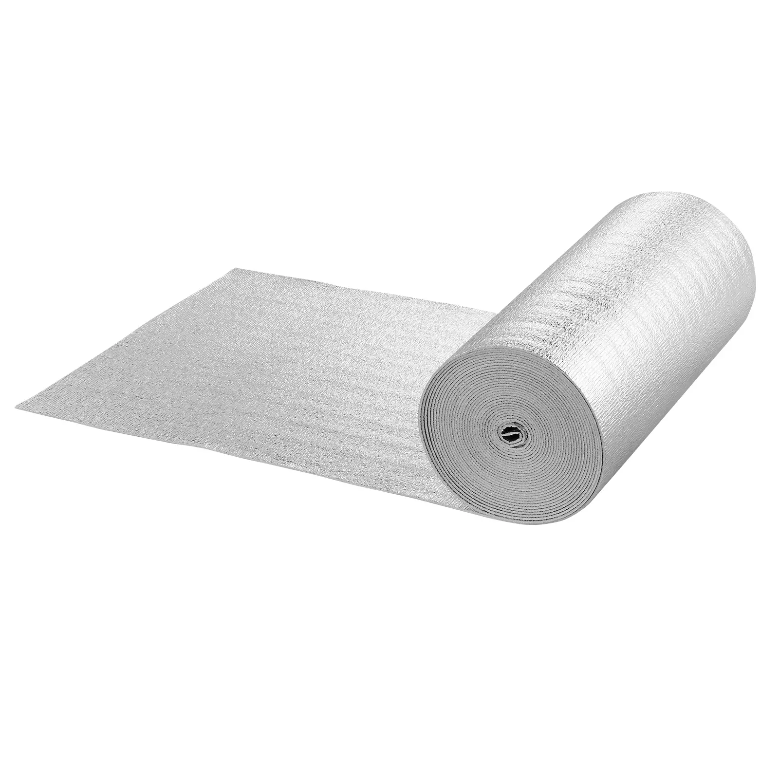 【summerfinds】VEVOR 3.2mm Thick Foam Core Radiant Barrier Roll, 23.8in x 50ft Double-Sided Aluminum Foil EPE Shield, 3-in-1 Energy Efficient Durable Insulation, Easy Installation for Windows, RV Roof, Father's Day Gift