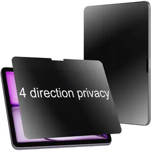 360  Matte  Screen Protector For iPad Air 11 inch 2025 2024 Anti-Glare Anti-Spy 4 Sides Soft Film
