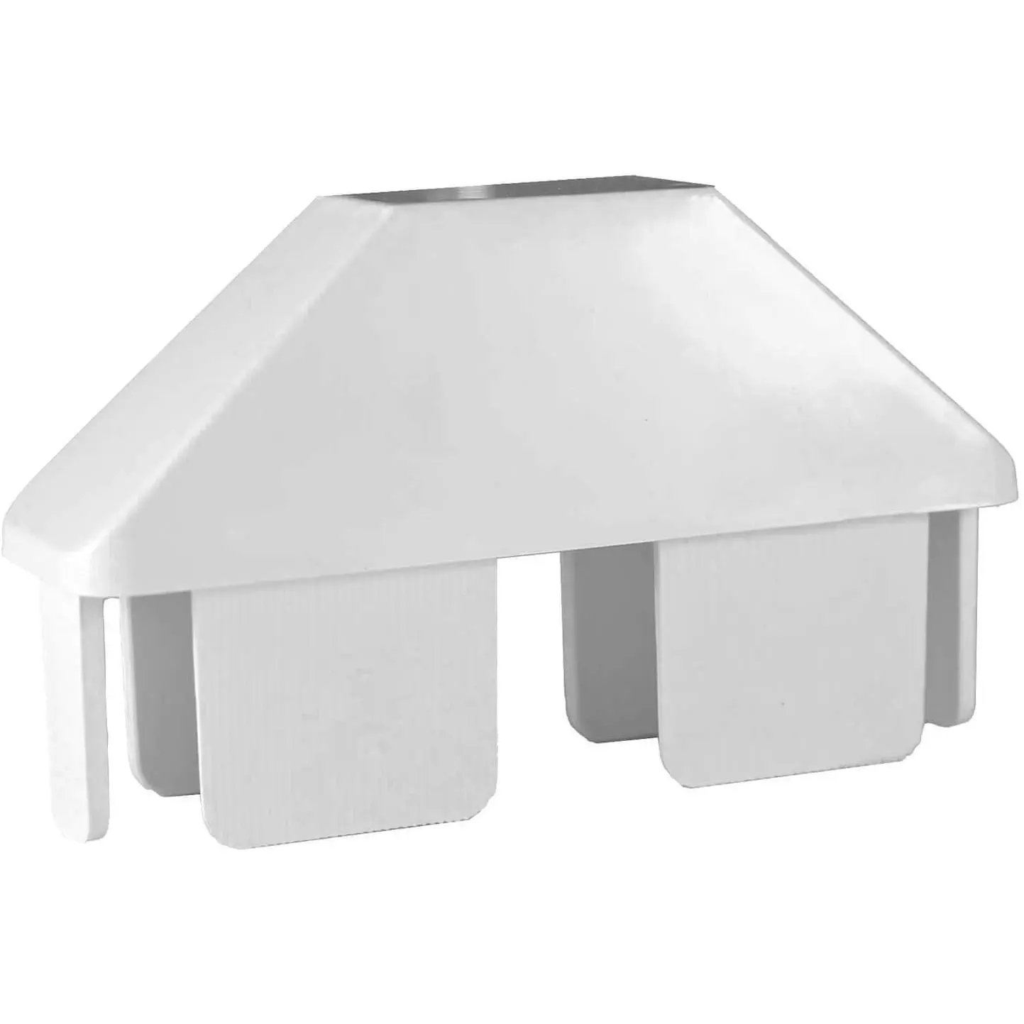 Vinyl Picket Fence Caps - 7/8" x 3"  Eared Style White Picket Caps (Each)