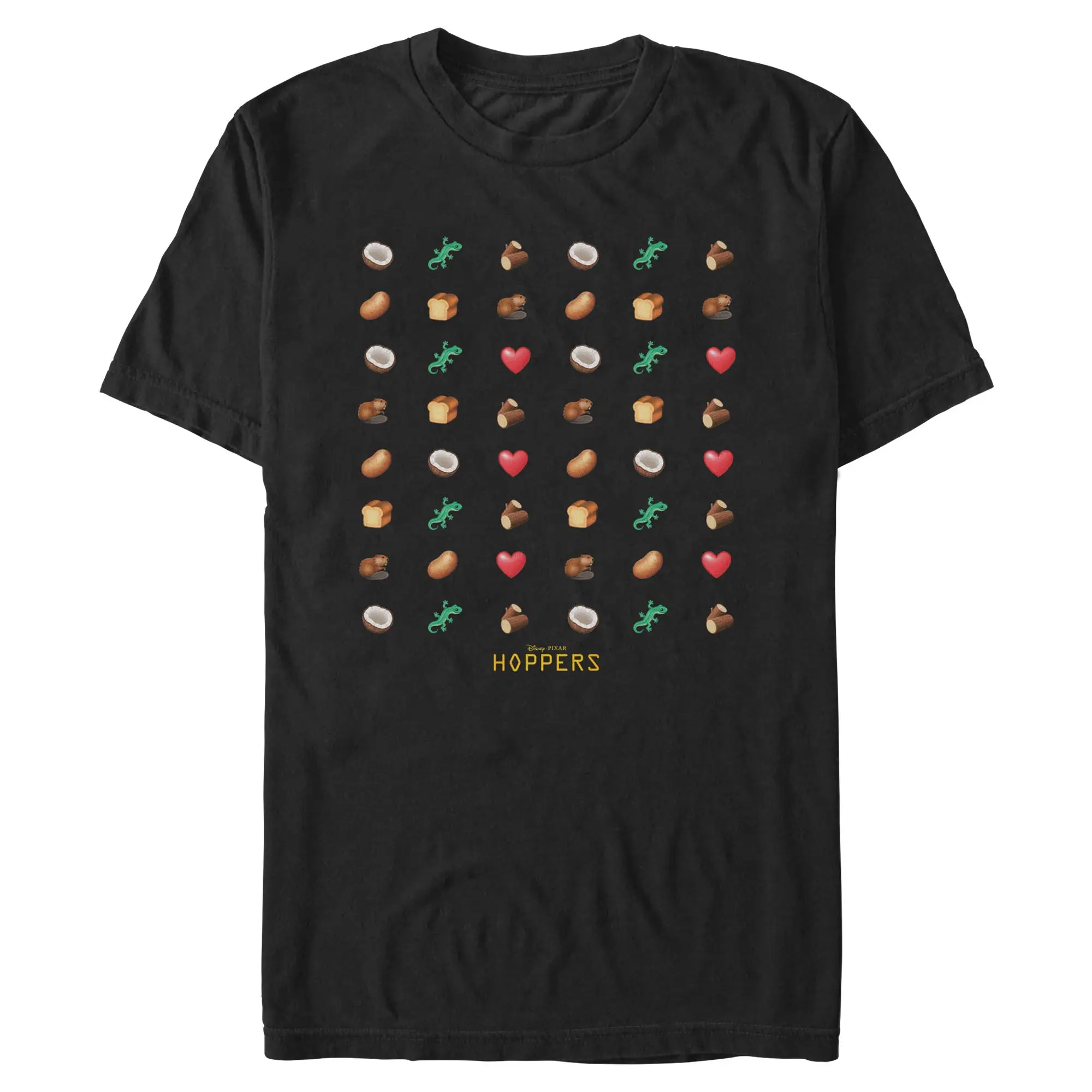 Men's Casual Short-Sleeve Apparel, Hoppers Beaver Mabel and Tom Lizard Classic Icons Menswear T-Shirt
