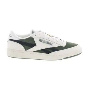 Reebok Club C Revenge Vintage II Mens Green Suede Lifestyle Sneakers Shoes
