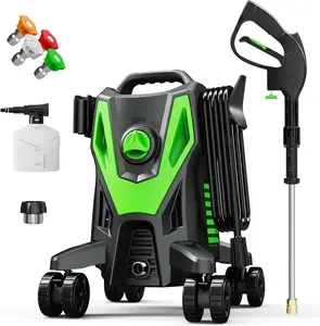 Pressure Washer -4800PSI with Anti-Tipping, 35FT Power Cord,Power Washer for Cars Fences Driveways Patios Home