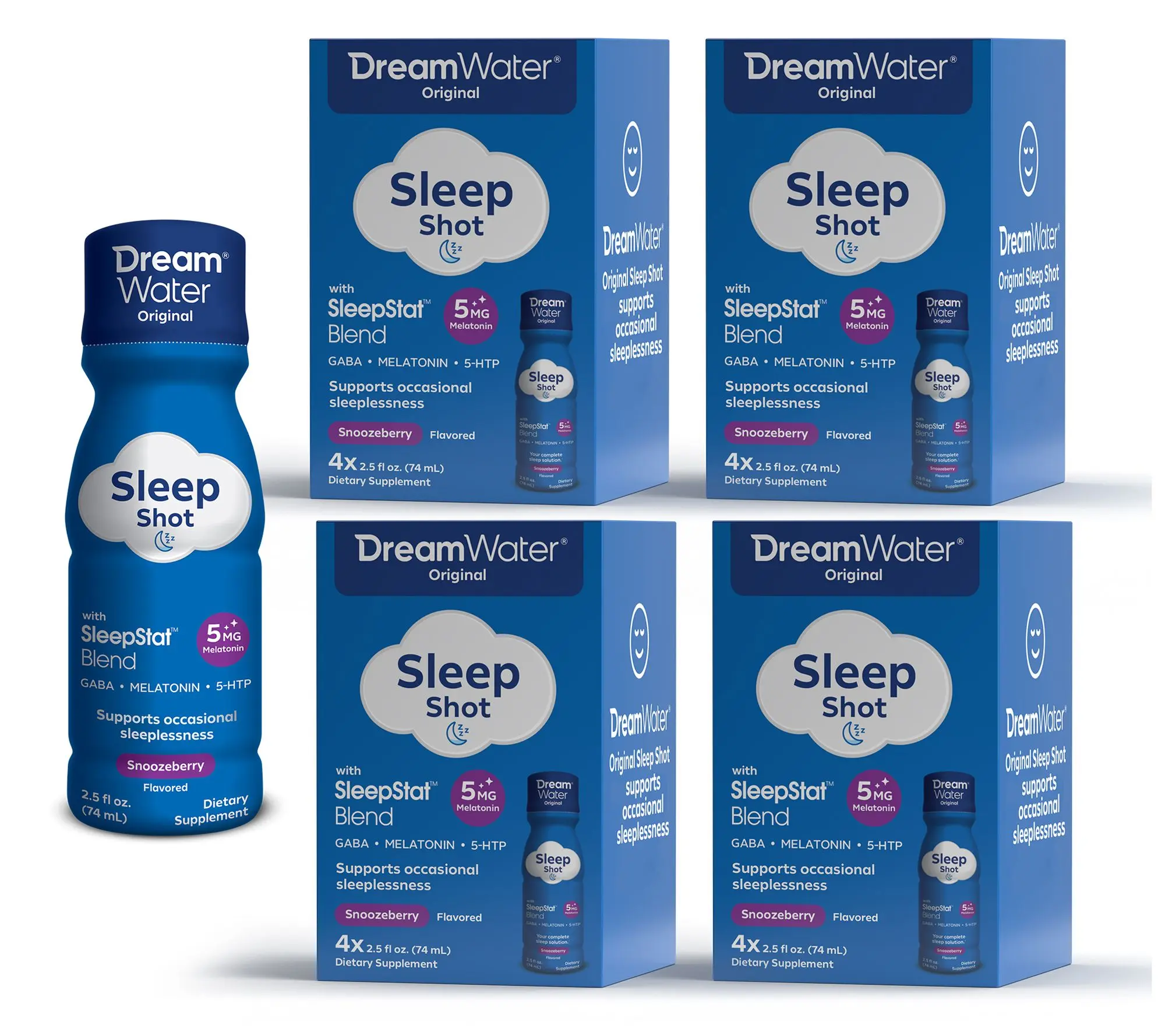 Dreamwater Sleep Shots (16) 2.5-oz Melatonin Blend Drinks Dreamwater Sleep Shots (16) 2.5-oz Melatonin Blend Drinks