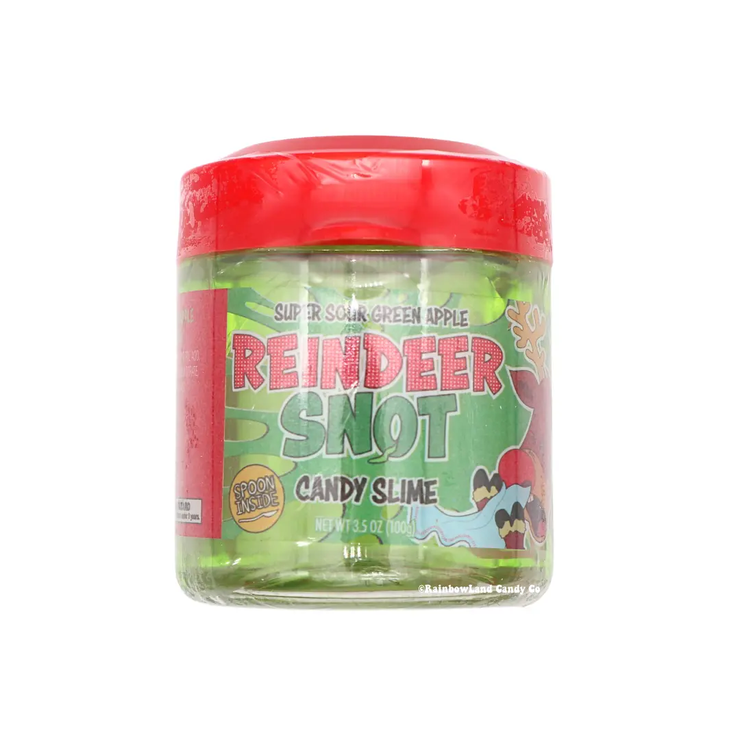 Reindeer Snot Candy Slime | Super Sour Green Apple Flavor