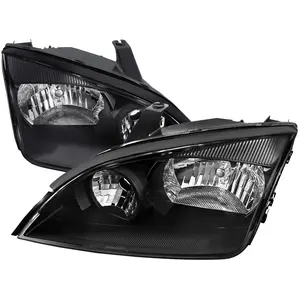 2005-2007 Ford Focus Factory Style Headlights (Matte Black Housing/Clear Lens)
